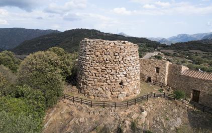 Veduta aerale sul Nuraghe Veduta aerale sul Nuraghe